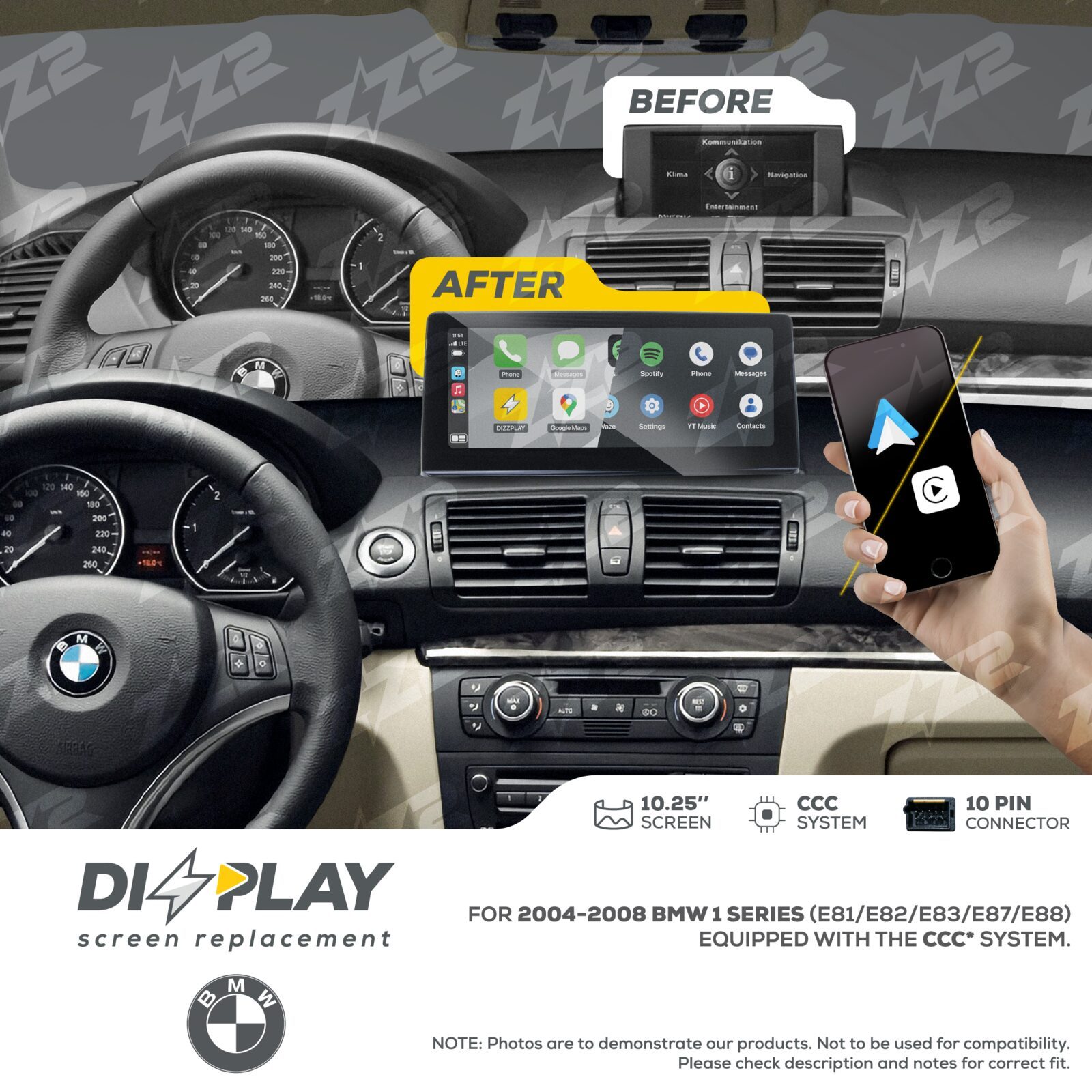 ZZ-2 DIZZPLAY BMW 1 Series E81 / E82 / E83 / E87